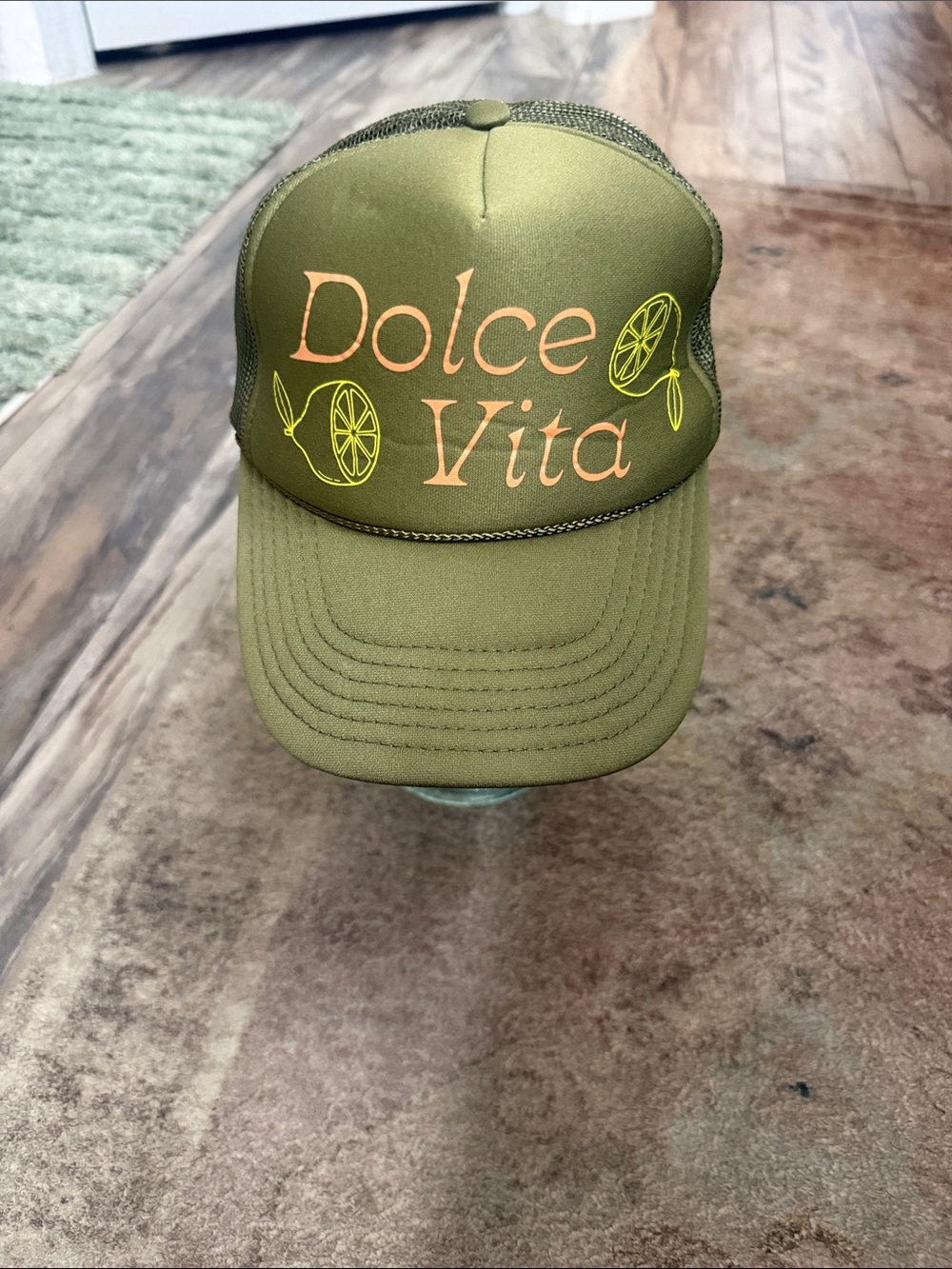 Anthropologie trucker hat